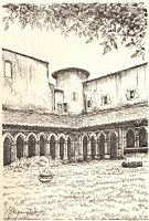 Charlieu, Cloitre (dessin)